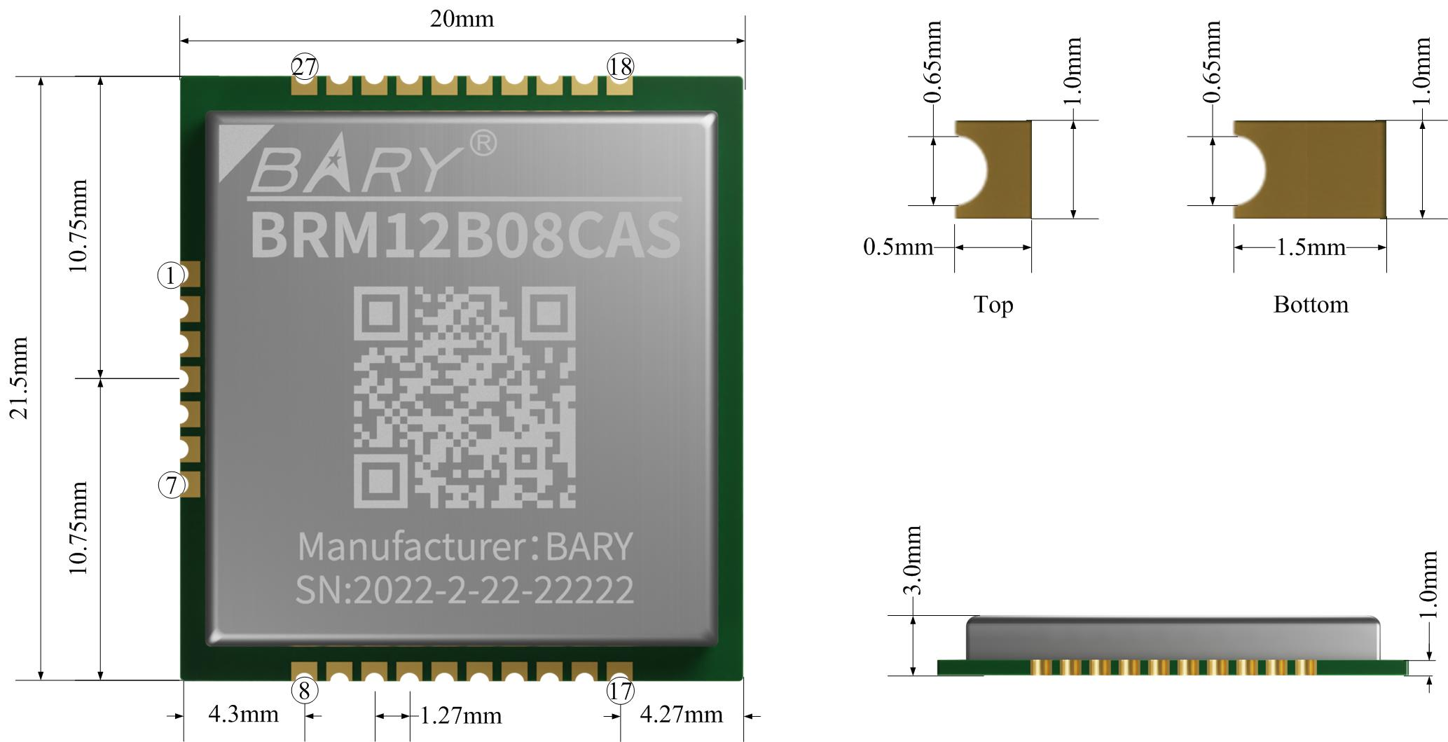 BRM12B08CAS-SIZE